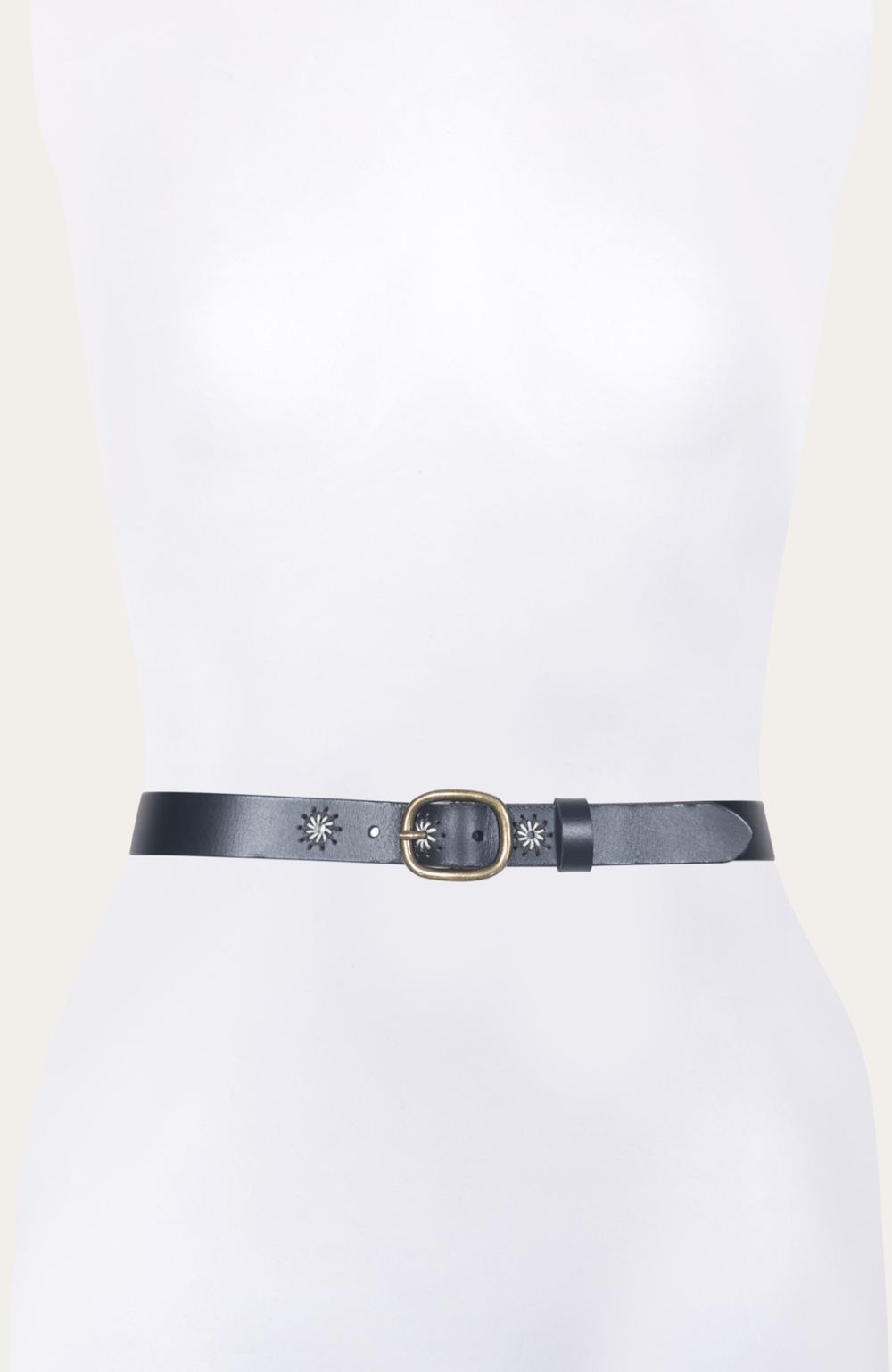 Women's Frye 30MM Belt Embroidered Holes - 30MM Belt Embroidered Holes