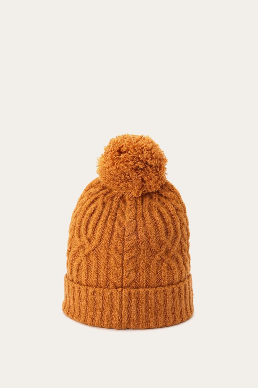 Women's Frye Cable Beanie With Self Pom - Cable Beanie With Self Pom