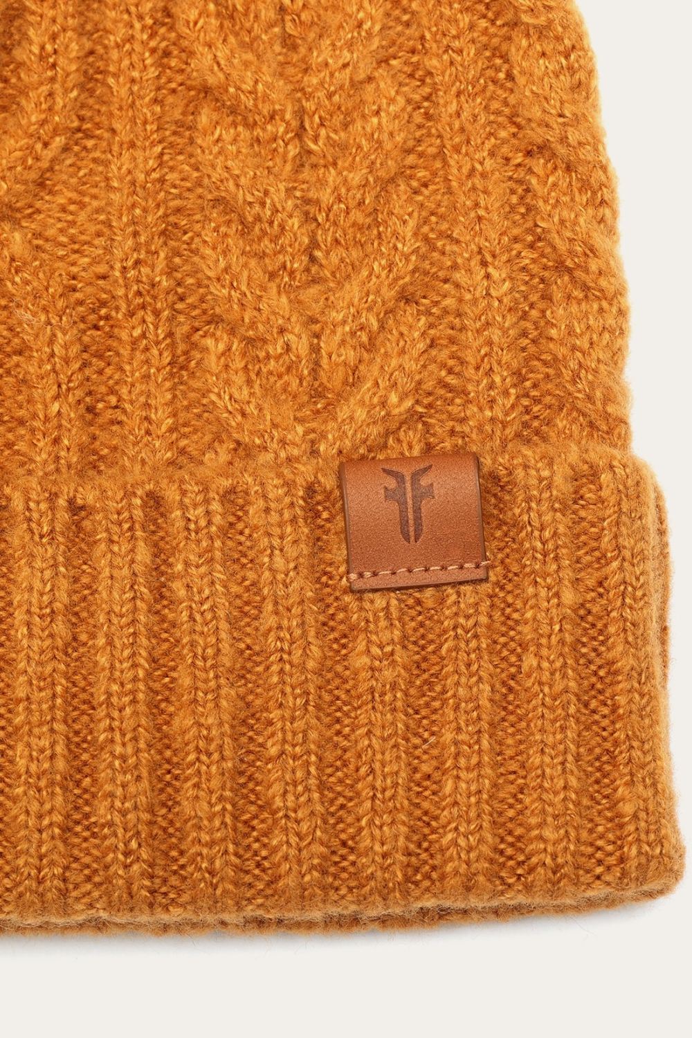 Women's Frye Cable Beanie With Self Pom - Cable Beanie With Self Pom