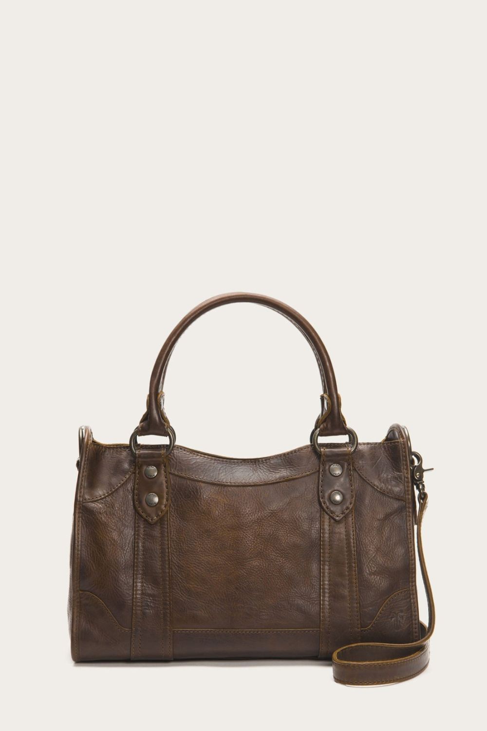 Women's Frye Melissa Satchel - Dark Brown