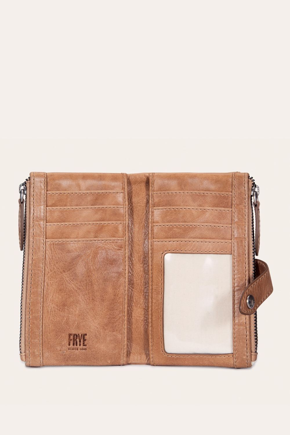 Women's Frye Melissa Double Zip Wallet - Melissa Double Zip Wallet