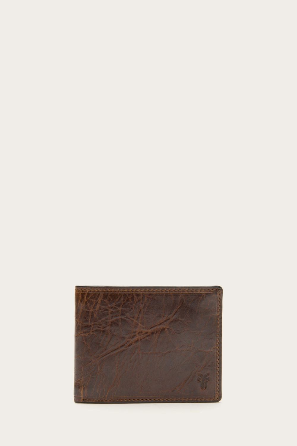 Men's Frye Logan Slim Id Billfold - Dark Brown
