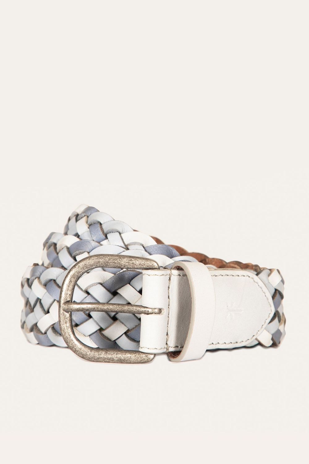Women's Frye 35MM Tonal Woven Leather Belt - 35MM Tonal Woven Leather Belt