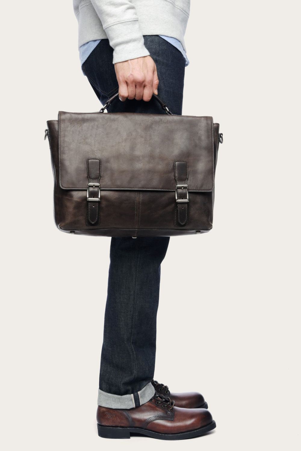 Men's Frye Logan Top Handle - Slate