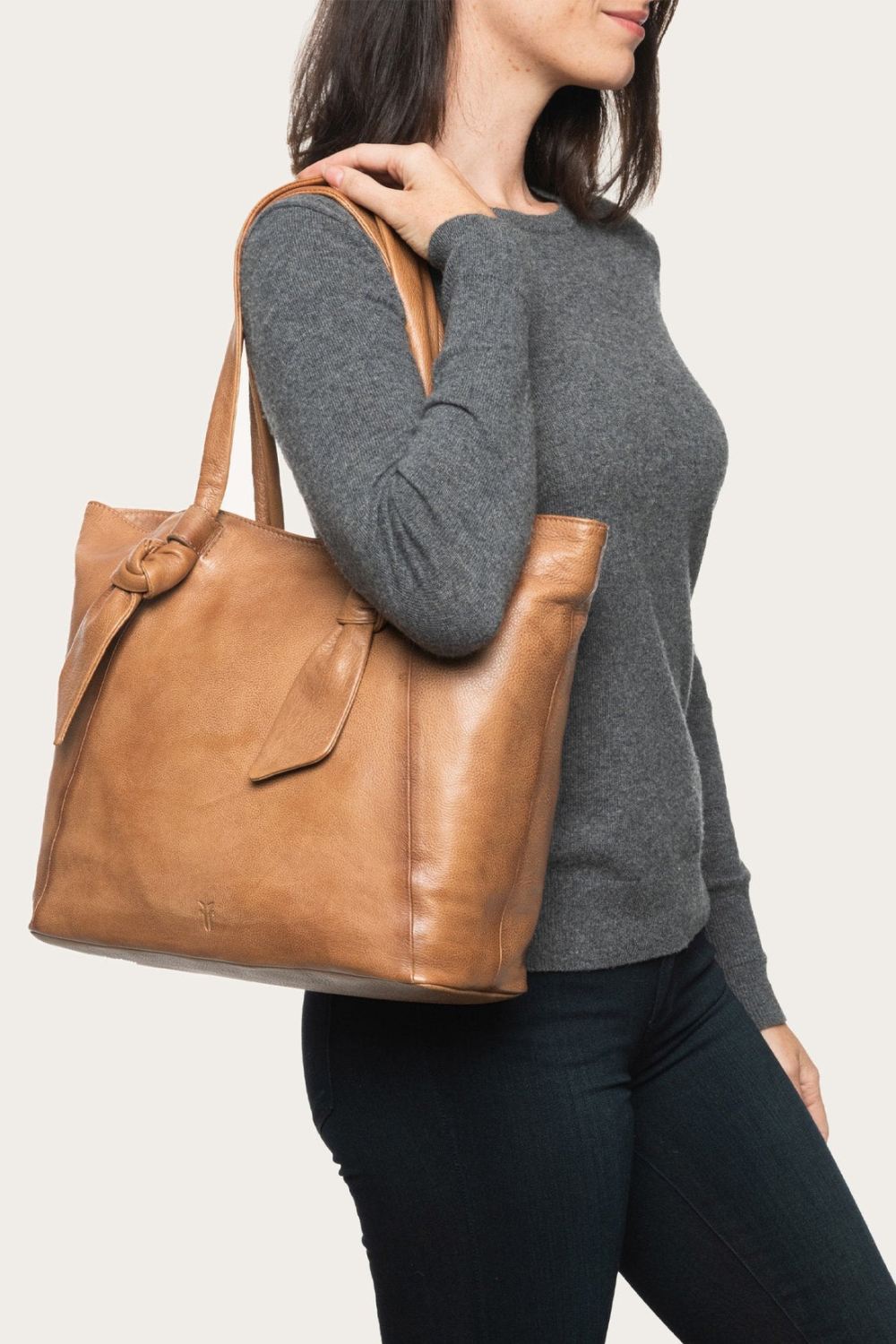 Women's Frye Nora Knotted Tote - Beige