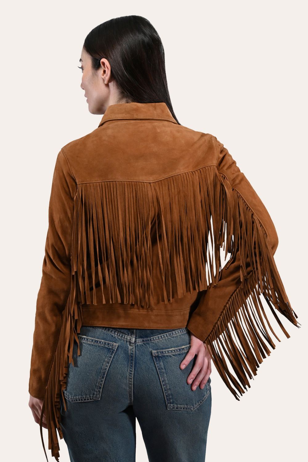 Women's Frye Oxblood Fringed Jacket - Women's Frye Oxblood Fringed Jacket