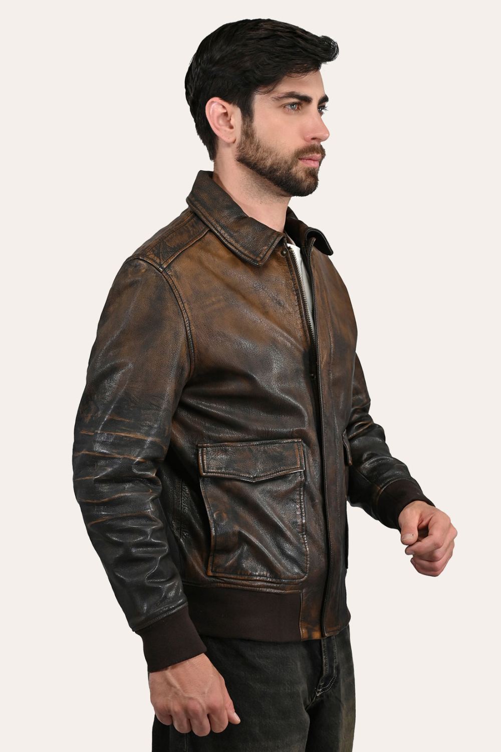 Men's Frye Classic Bomber Jacket - Men's Frye Classic Bomber Jacket