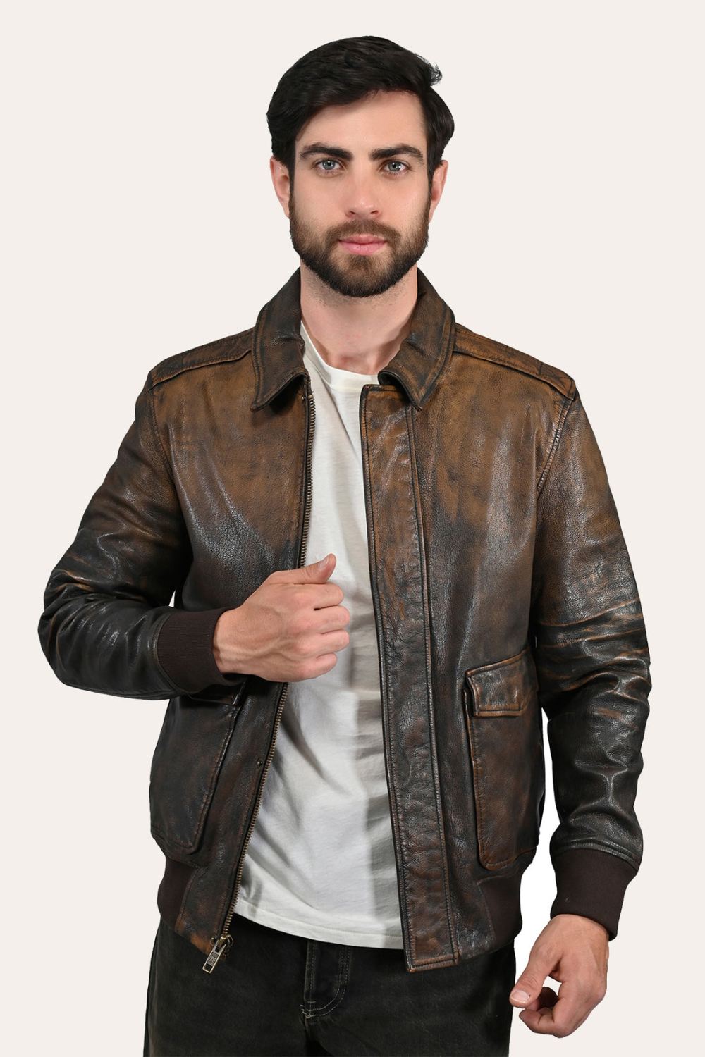 Men's Frye Classic Bomber Jacket - Men's Frye Classic Bomber Jacket