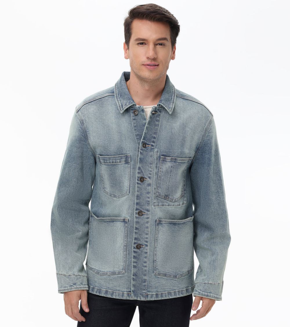Men's Frye Denim Chore Jacket - Denim Chore Jacket