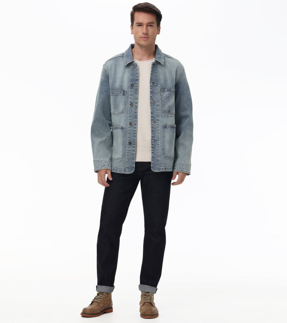 Men's Frye Denim Chore Jacket - Denim Chore Jacket