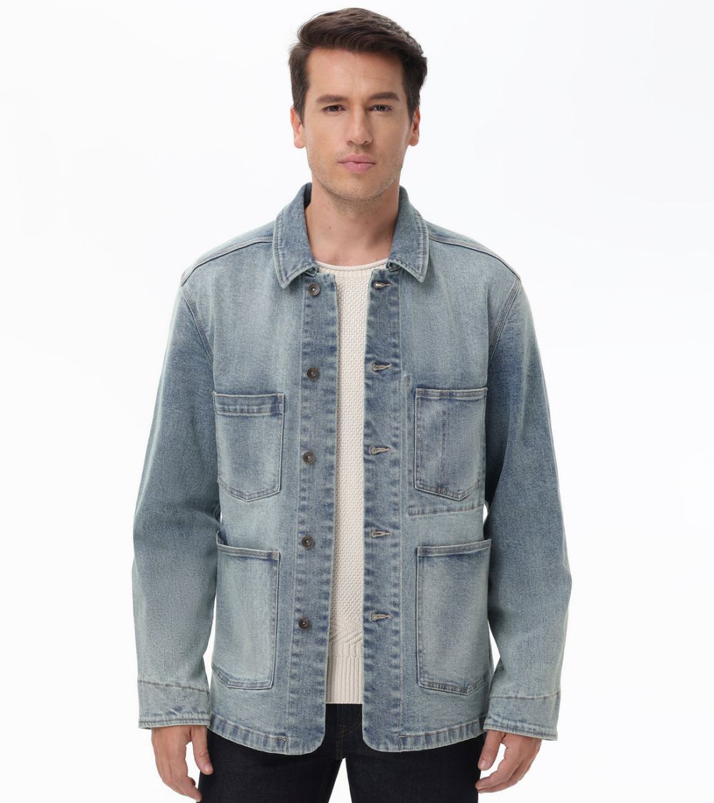 Men's Frye Denim Chore Jacket - Denim Chore Jacket
