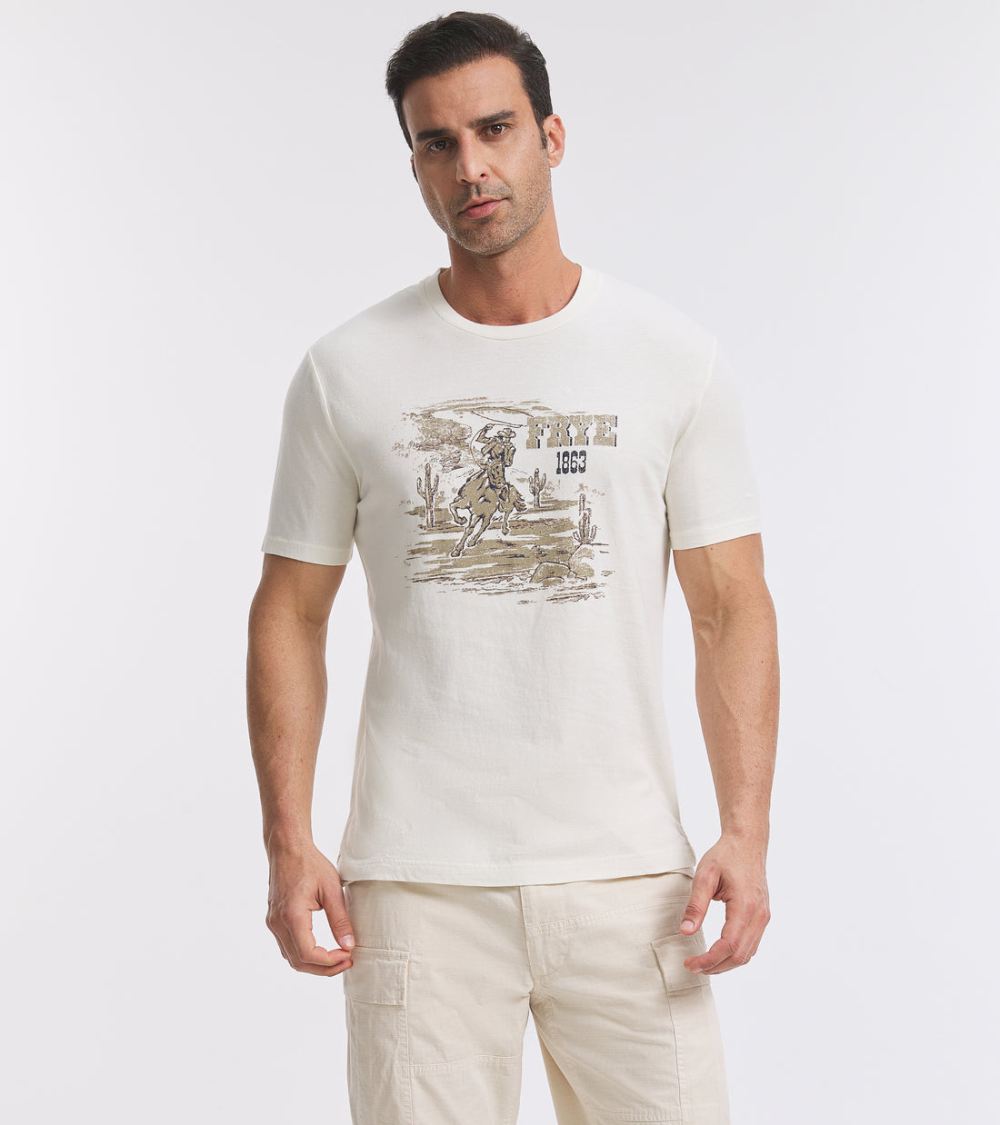 Men's Frye Classic-Fit Crewneck Graphic Tee - Classic-Fit Crewneck Graphic Tee