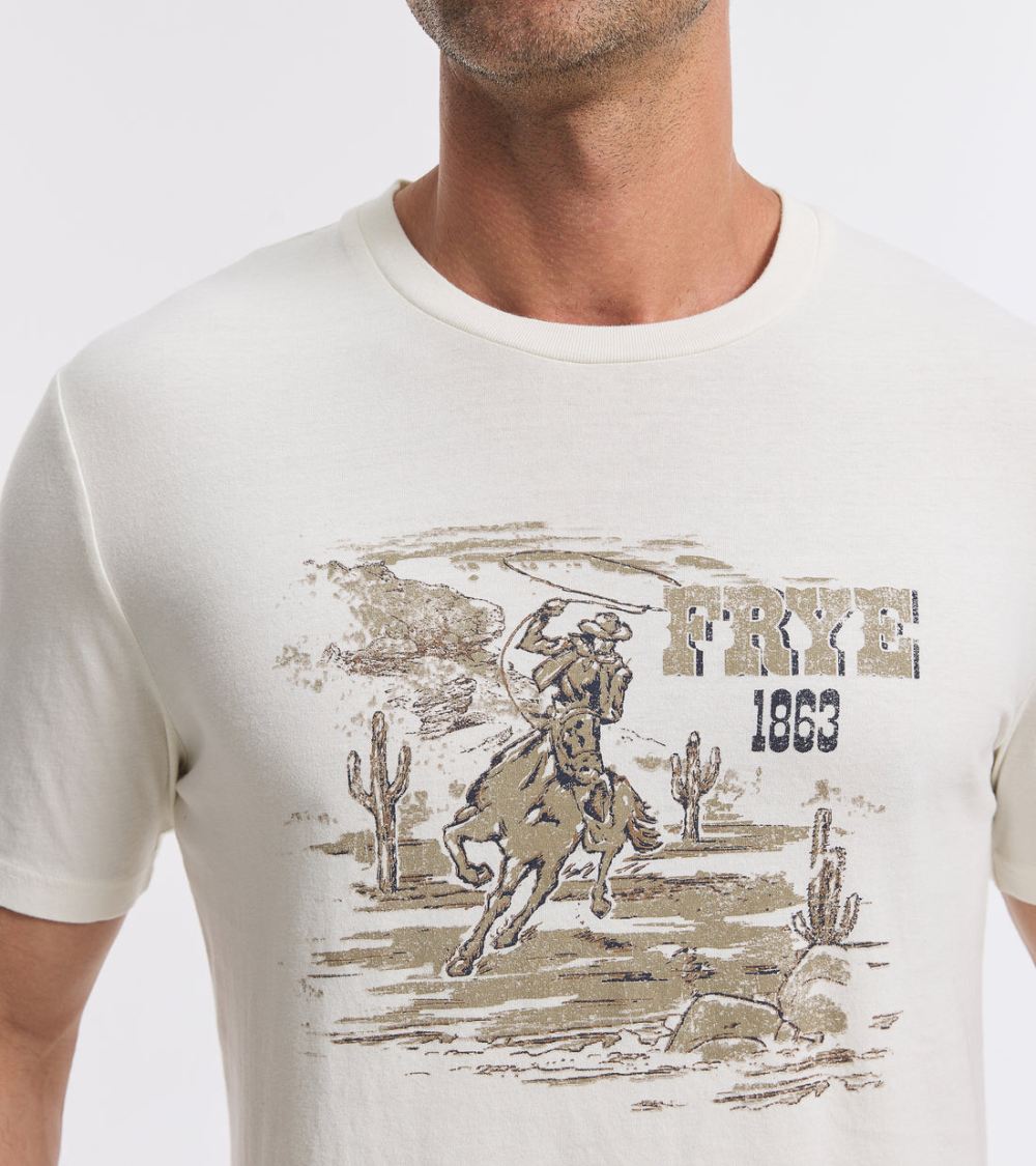 Men's Frye Classic-Fit Crewneck Graphic Tee - Classic-Fit Crewneck Graphic Tee