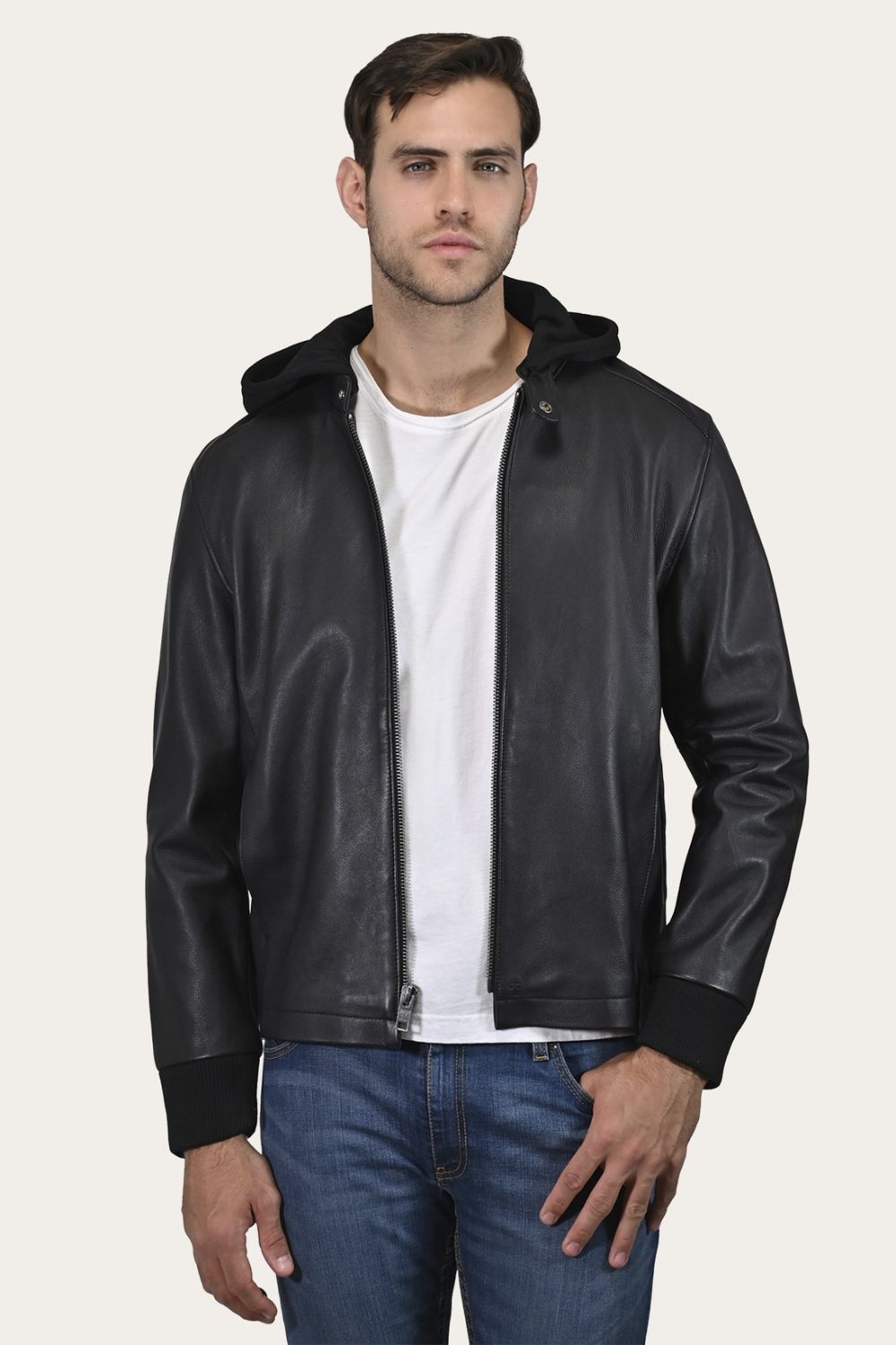 Men's Frye Modern Racer Jacket With Hood - Modern Racer Jacket With Hood