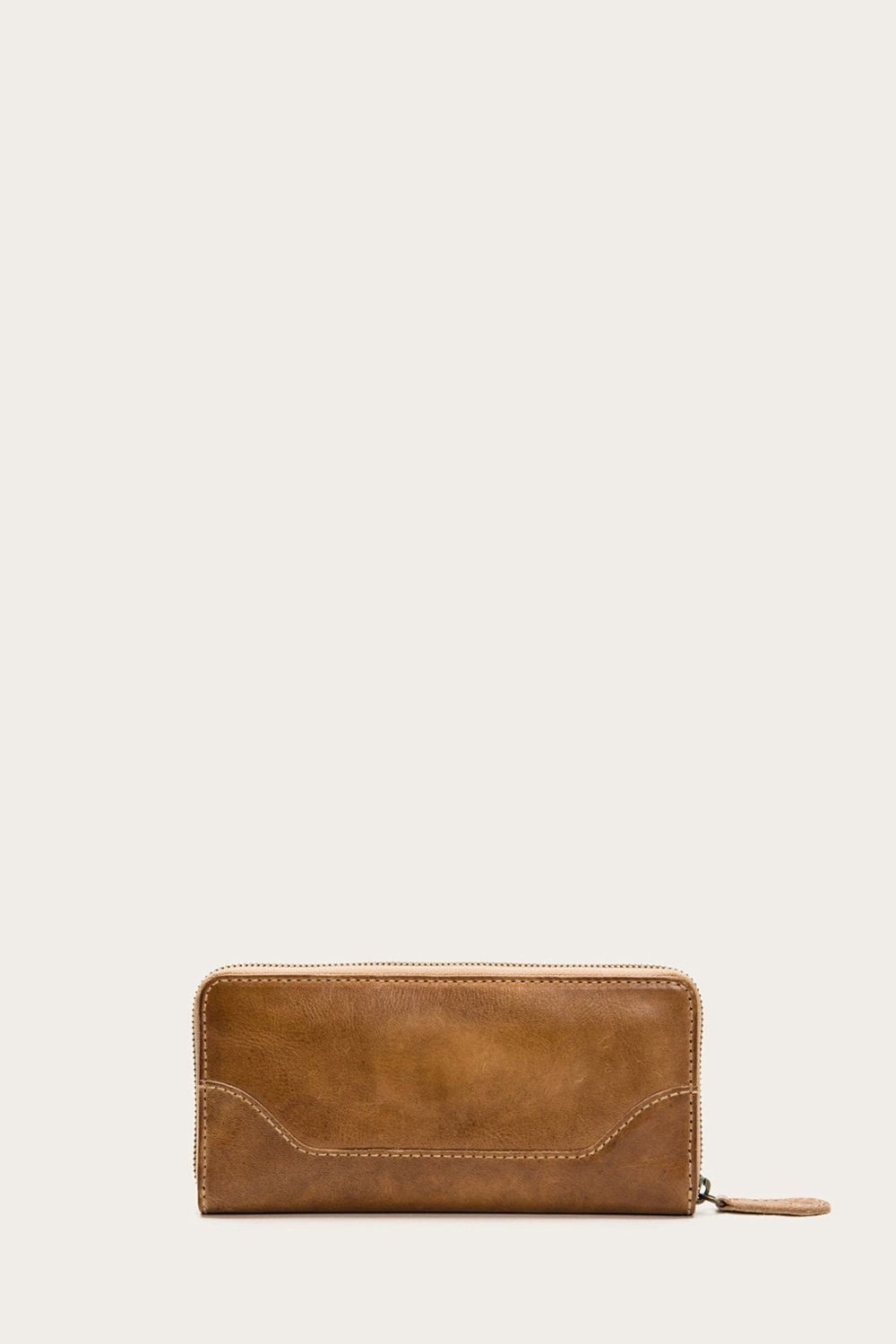 Women's Frye Melissa Zip Around Wallet - Beige
