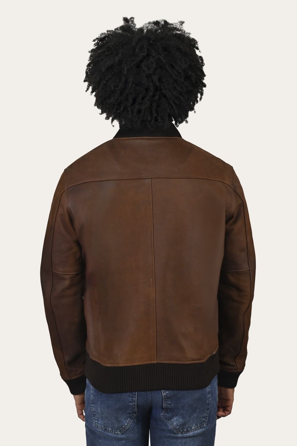 Men's Frye Classic Leather Bomber Jacket - Classic Leather Bomber Jacket