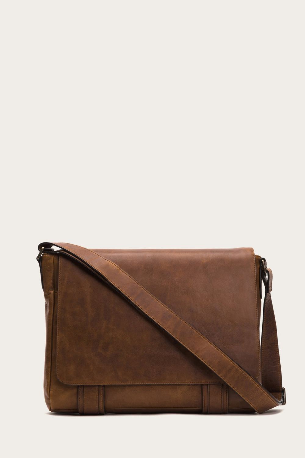 Men's Frye Logan Messenger - Cognac