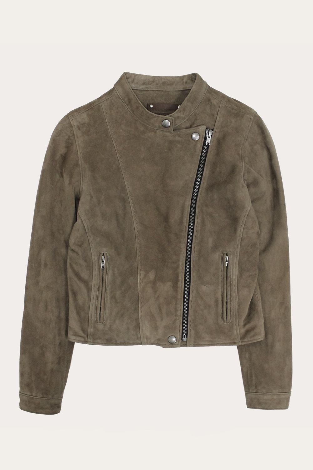 Women's Frye Versatile Biker-racer Leather Jacket - Versatile Biker-racer Leather Jacket