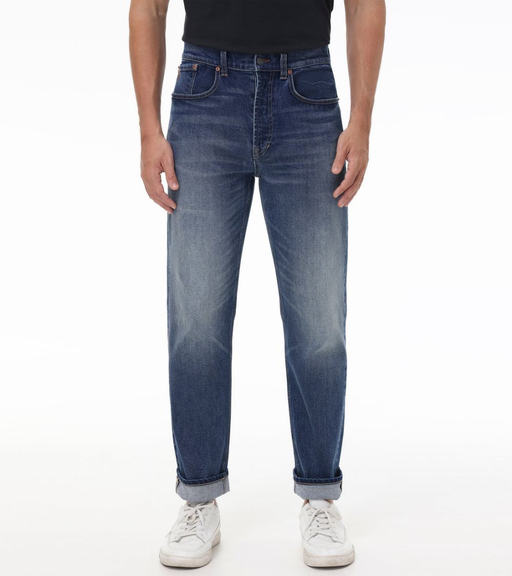Men's Frye Straight Slim Jeans In Bowery Wash - Straight Slim Jeans In Bowery Wash