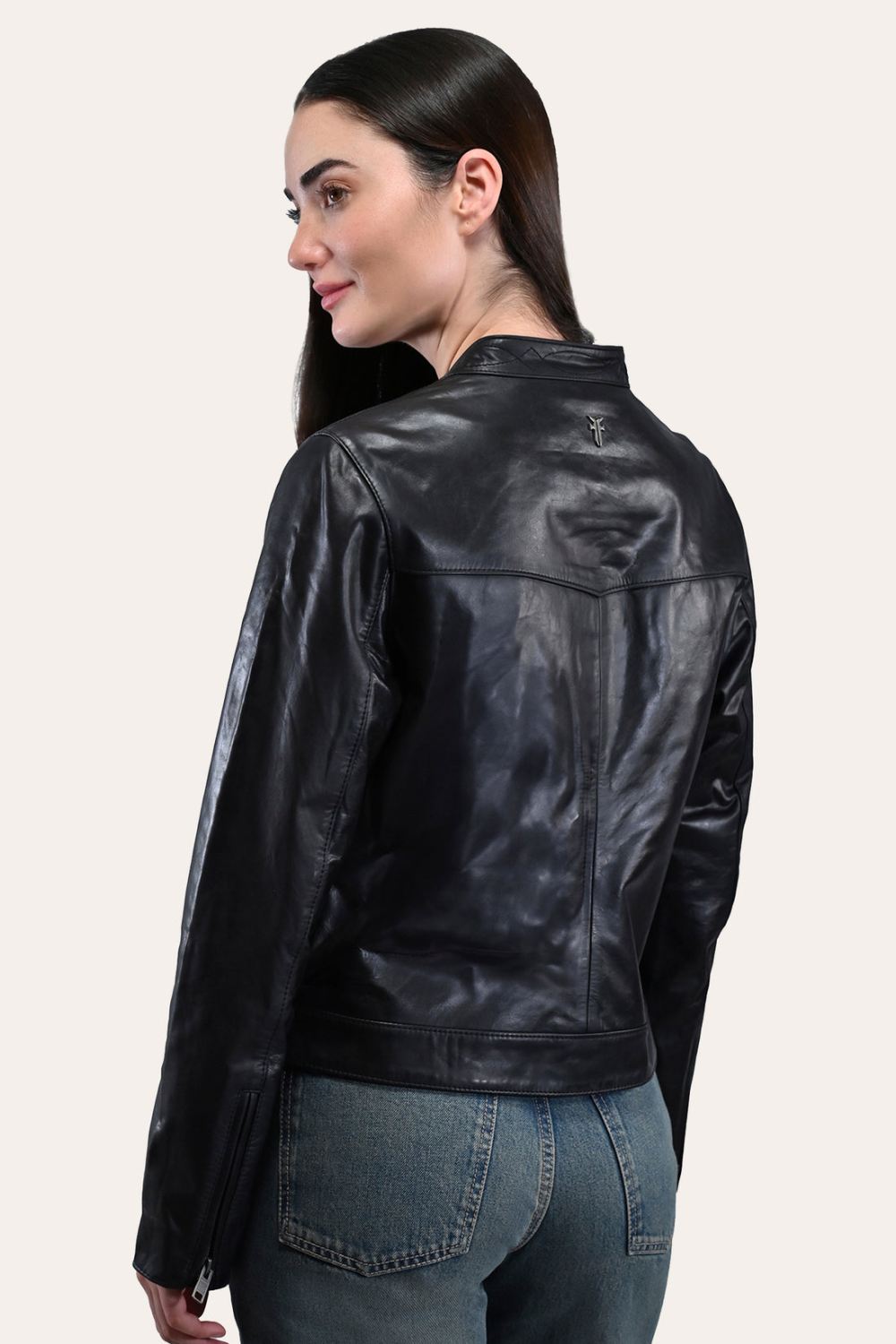 Women's Frye Tobacco Cafe Racer Jacket - Women's Frye Tobacco Cafe Racer Jacket