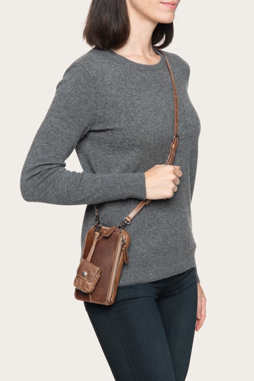 Women's Frye Melissa 3-In-1 Crossbody - Cognac