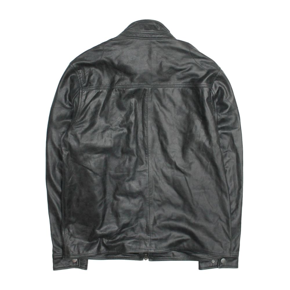 Men's Frye Black Biker Jacket - Men's Frye Black Biker Jacket