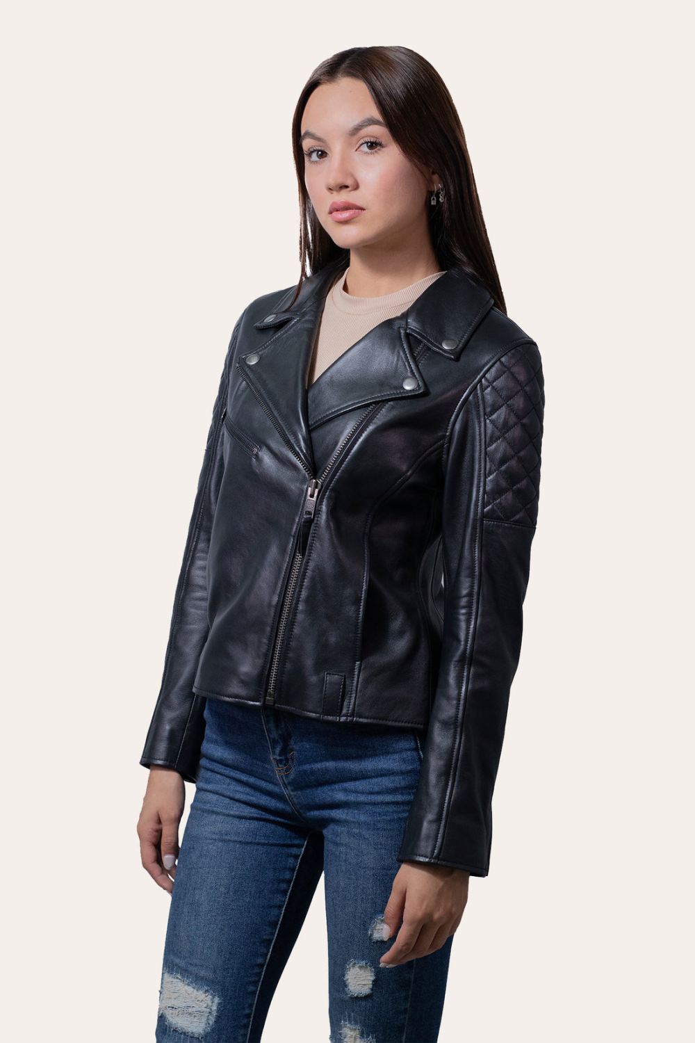 Women's Frye Biker Jacket - Women's Frye Biker Jacket