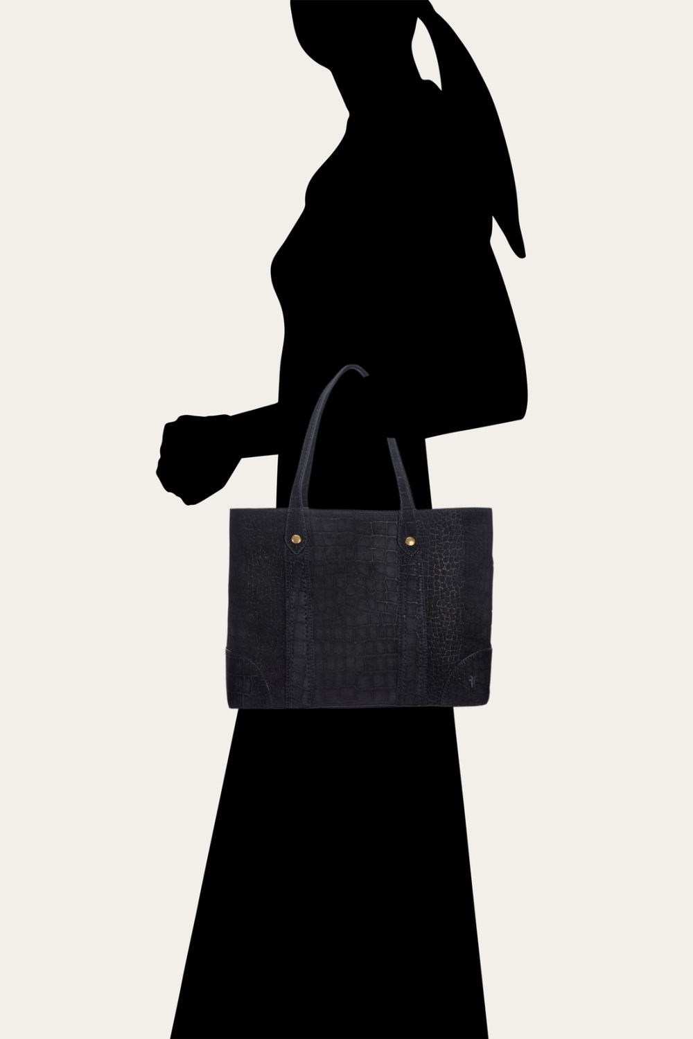 Women's Frye Melissa Sueded Croco Shopper - Melissa Sueded Croco Shopper