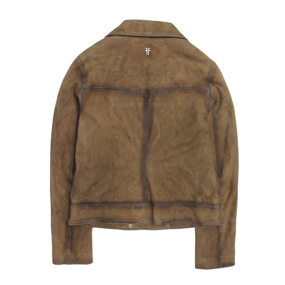 Women's Frye Dark Taupe Biker Jacket - Women's Frye Dark Taupe Biker Jacket