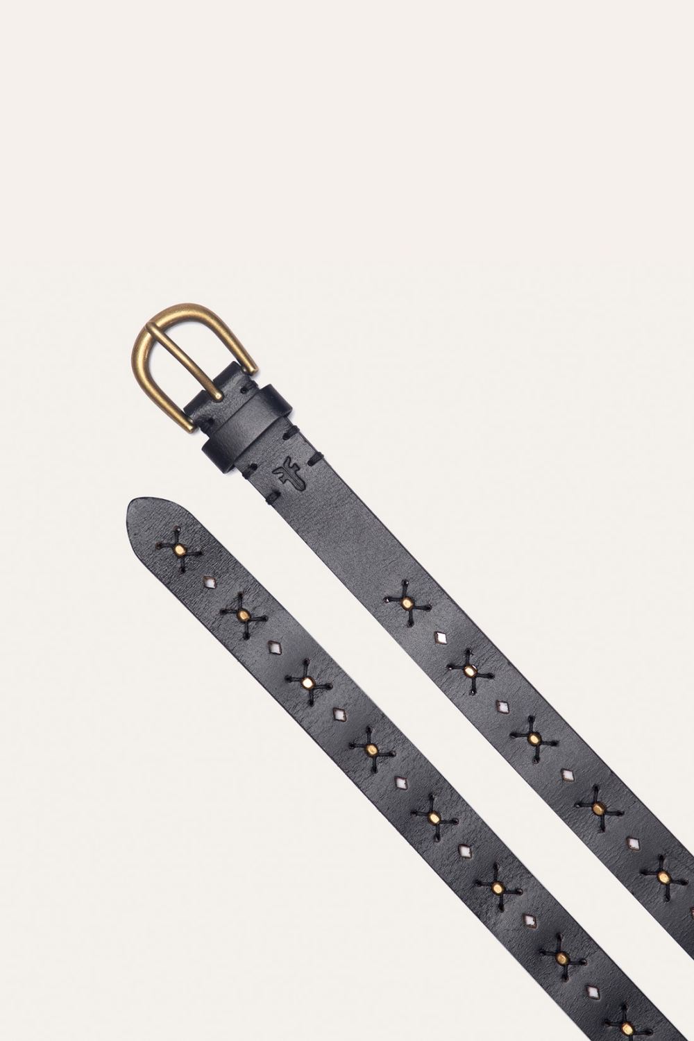 Women's Frye 25MM Beaded Perf Belt - 25MM Beaded Perf Belt