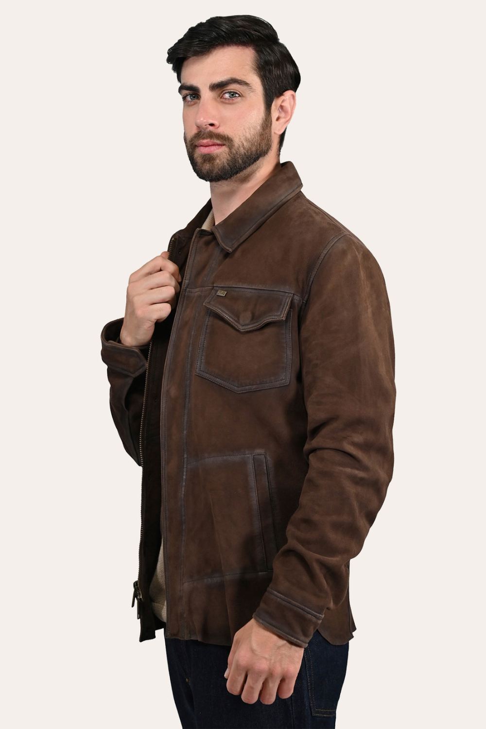Men's Frye Dark Brown Shacket - Men's Frye Dark Brown Shacket