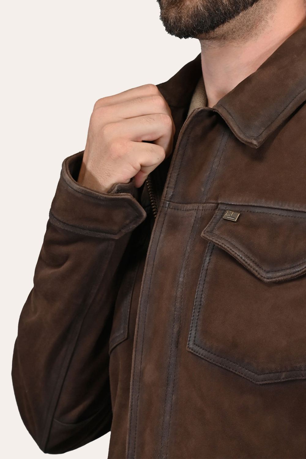 Men's Frye Dark Brown Shacket - Men's Frye Dark Brown Shacket