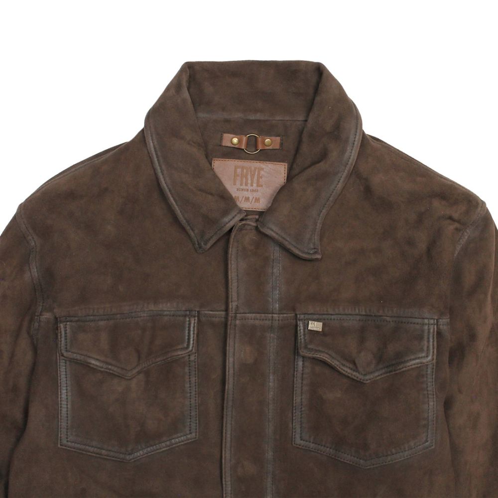 Men's Frye Dark Brown Shacket - Men's Frye Dark Brown Shacket