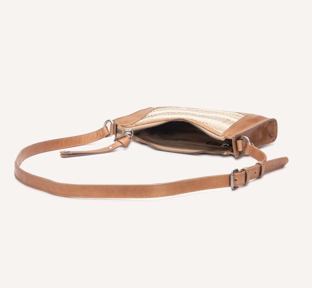 Women's Frye Melissa Straw Zip Crossbody - Melissa Straw Zip Crossbody