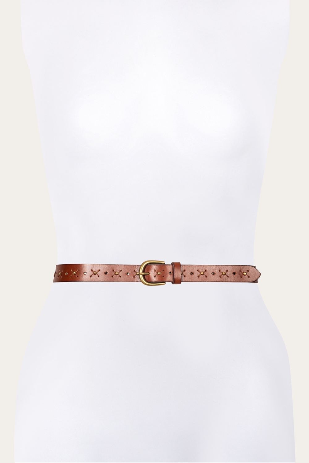 Women's Frye 25MM Beaded Perf Belt - 25MM Beaded Perf Belt