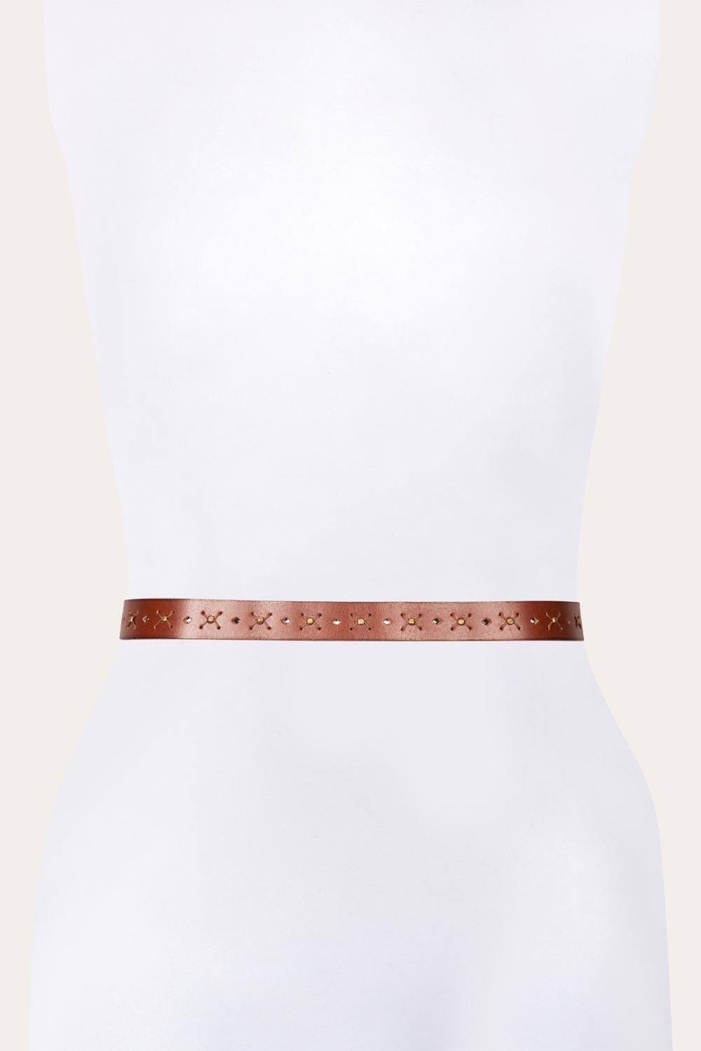Women's Frye 25MM Beaded Perf Belt - 25MM Beaded Perf Belt