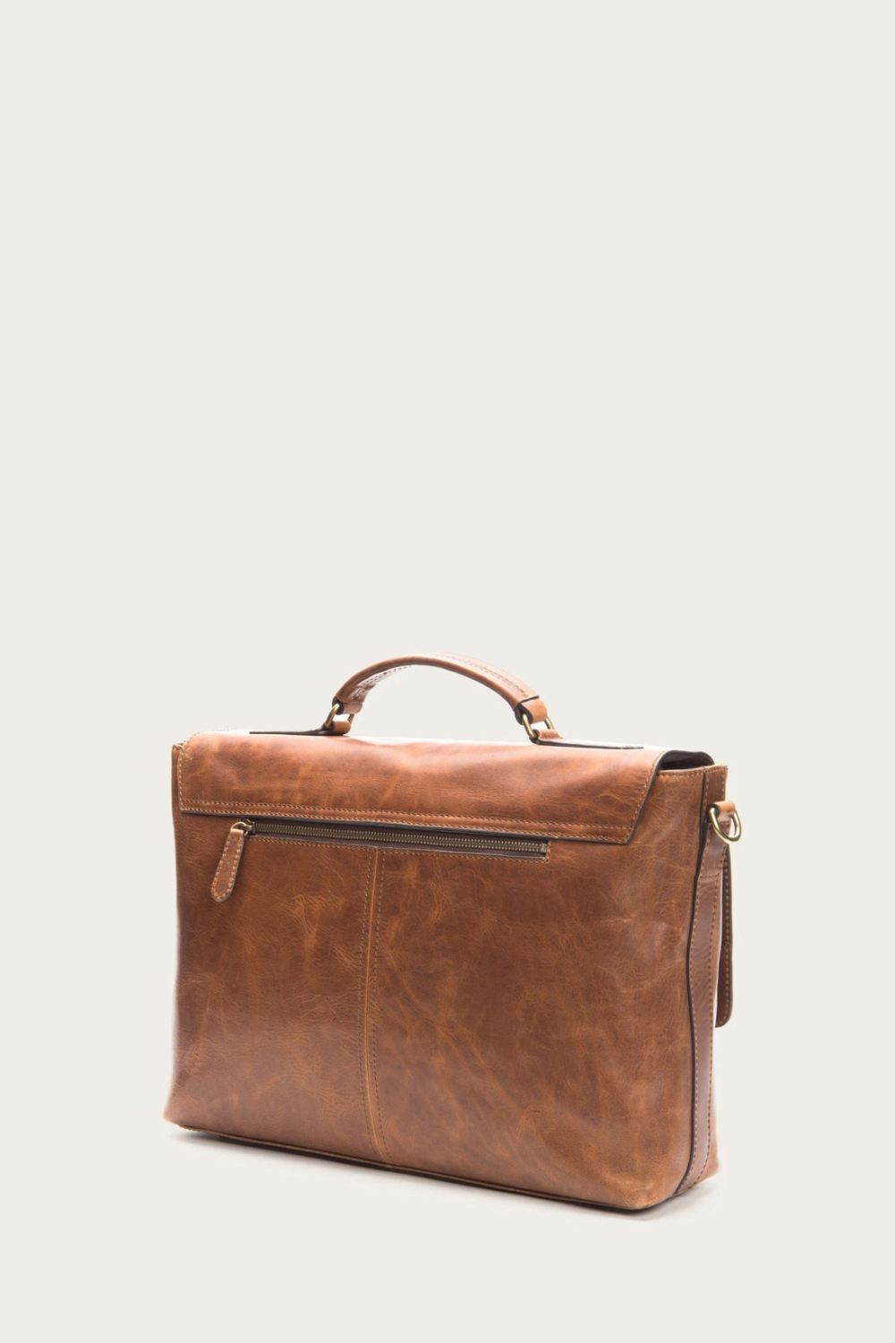 Men's Frye Logan Top Handle - Cognac