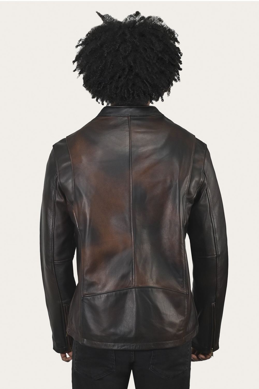Men's Frye Contemporary Racer Leather Jacket - Contemporary Racer Leather Jacket