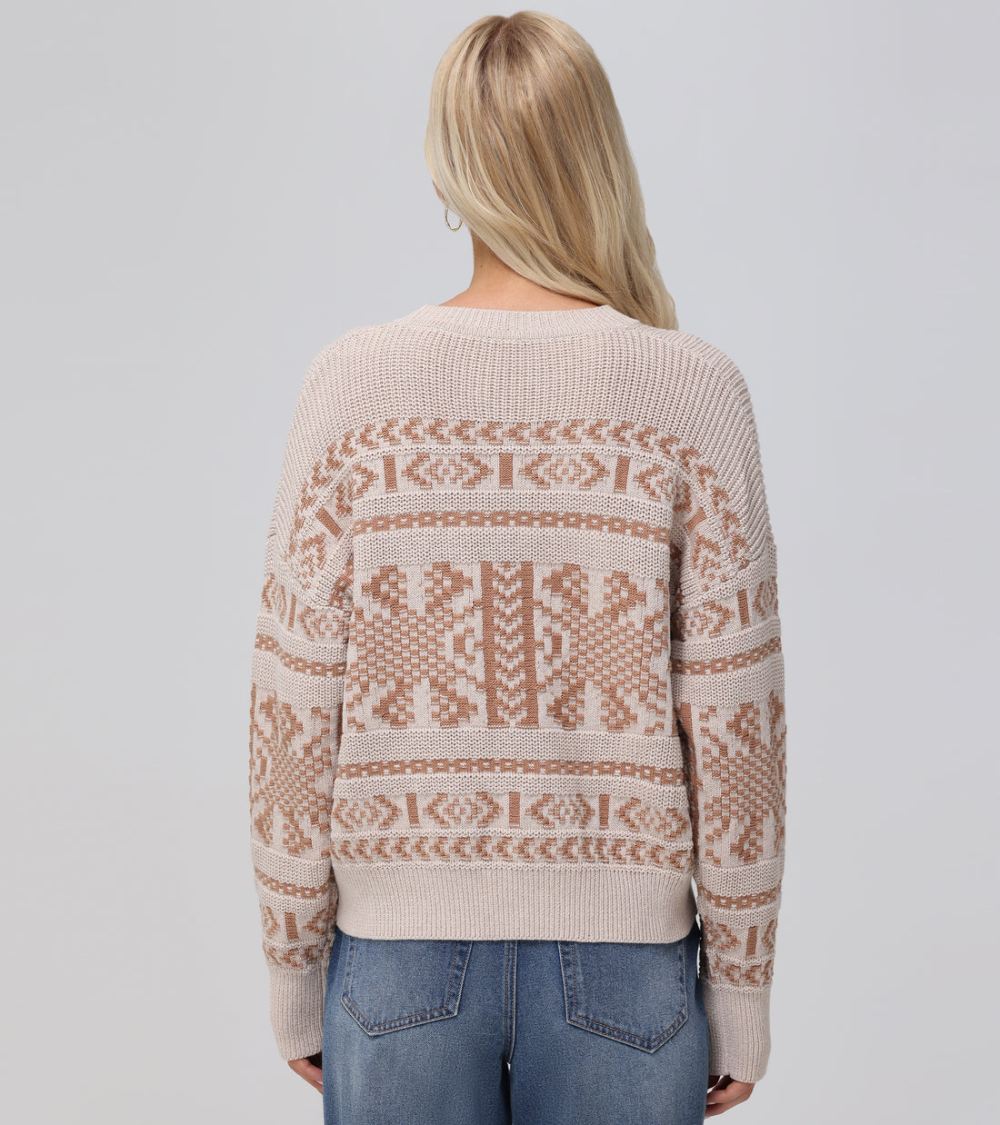 Women's Frye Fairisle Crewneck Pullover - Fairisle Crewneck Pullover
