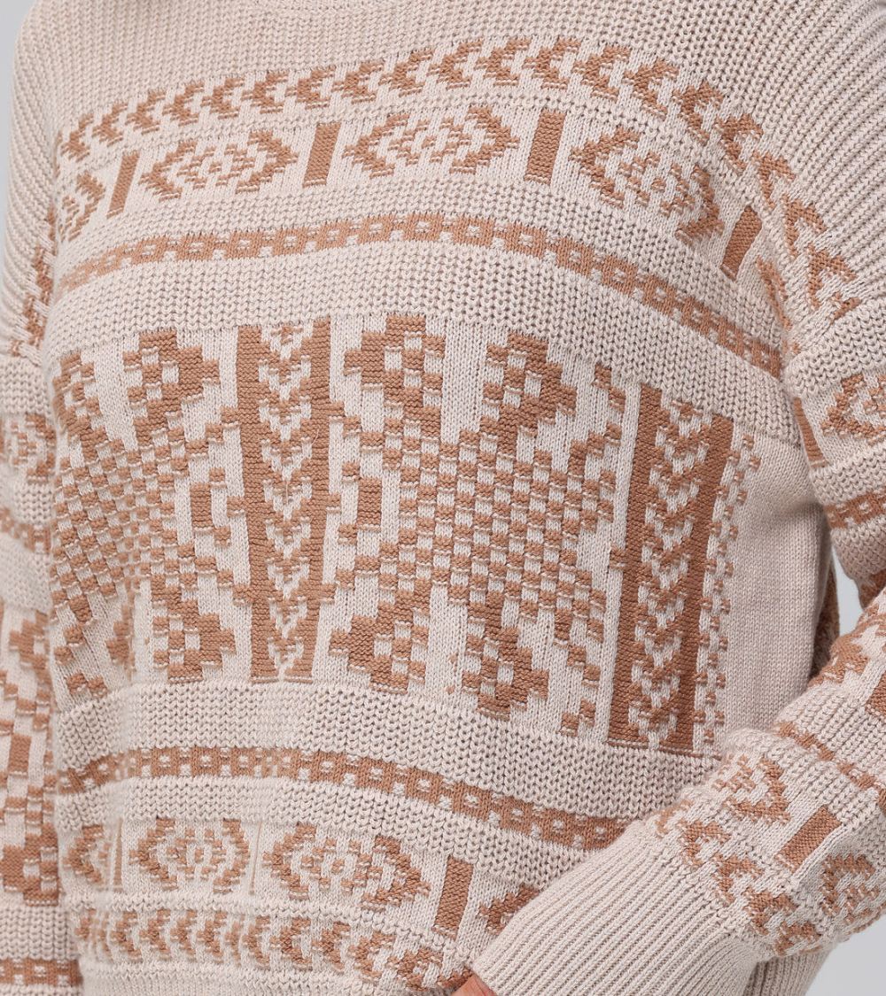 Women's Frye Fairisle Crewneck Pullover - Fairisle Crewneck Pullover