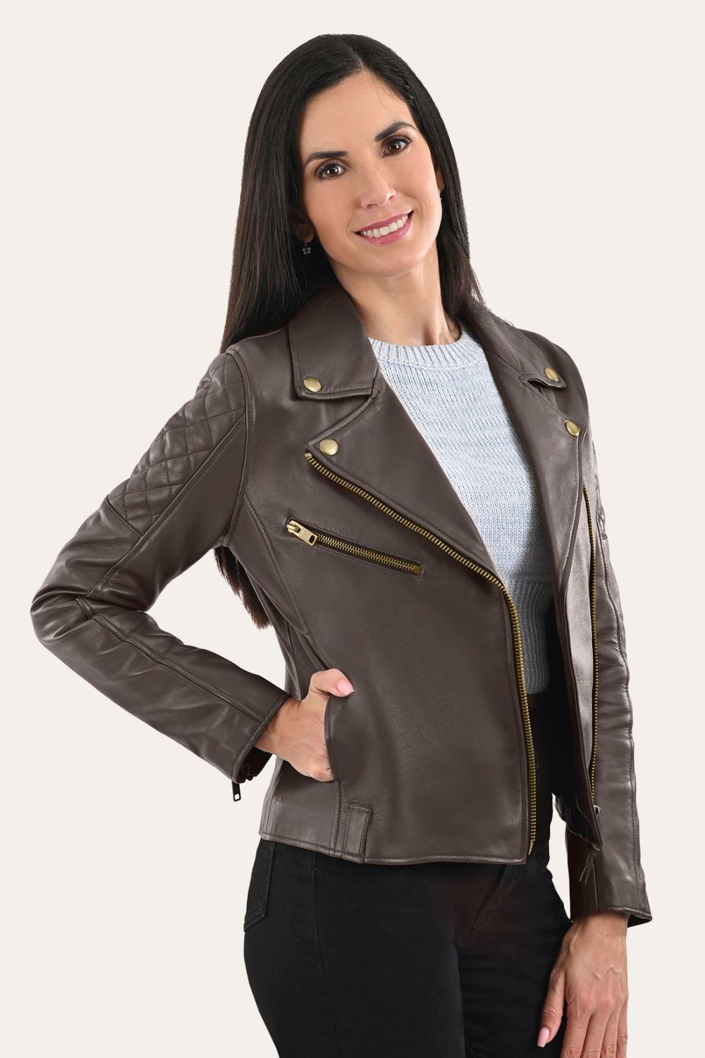 Women's Frye Biker Jacket - Women's Frye Biker Jacket