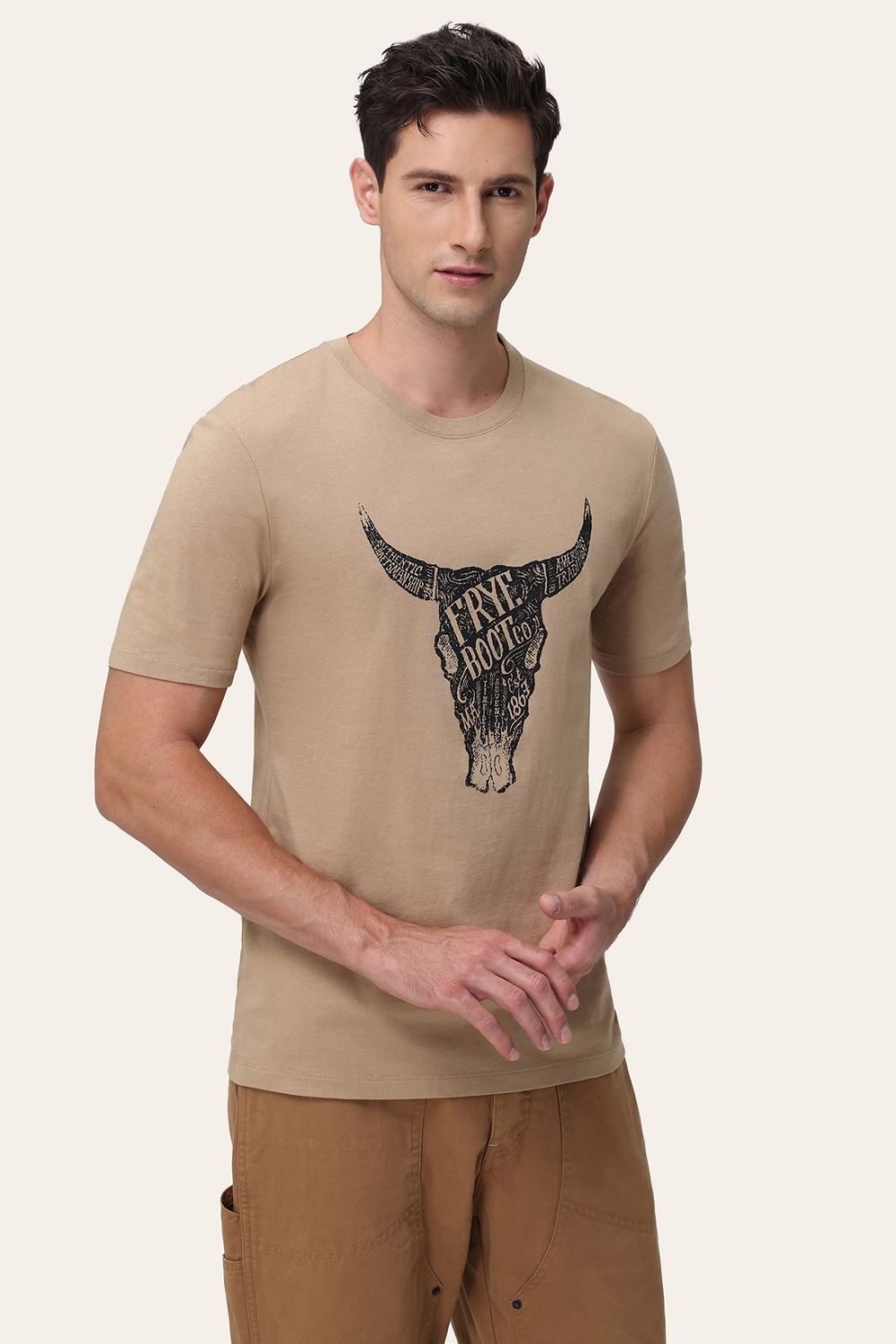 Men's Frye Classic-Fit Crewneck Graphic Tee - Classic-Fit Crewneck Graphic Tee