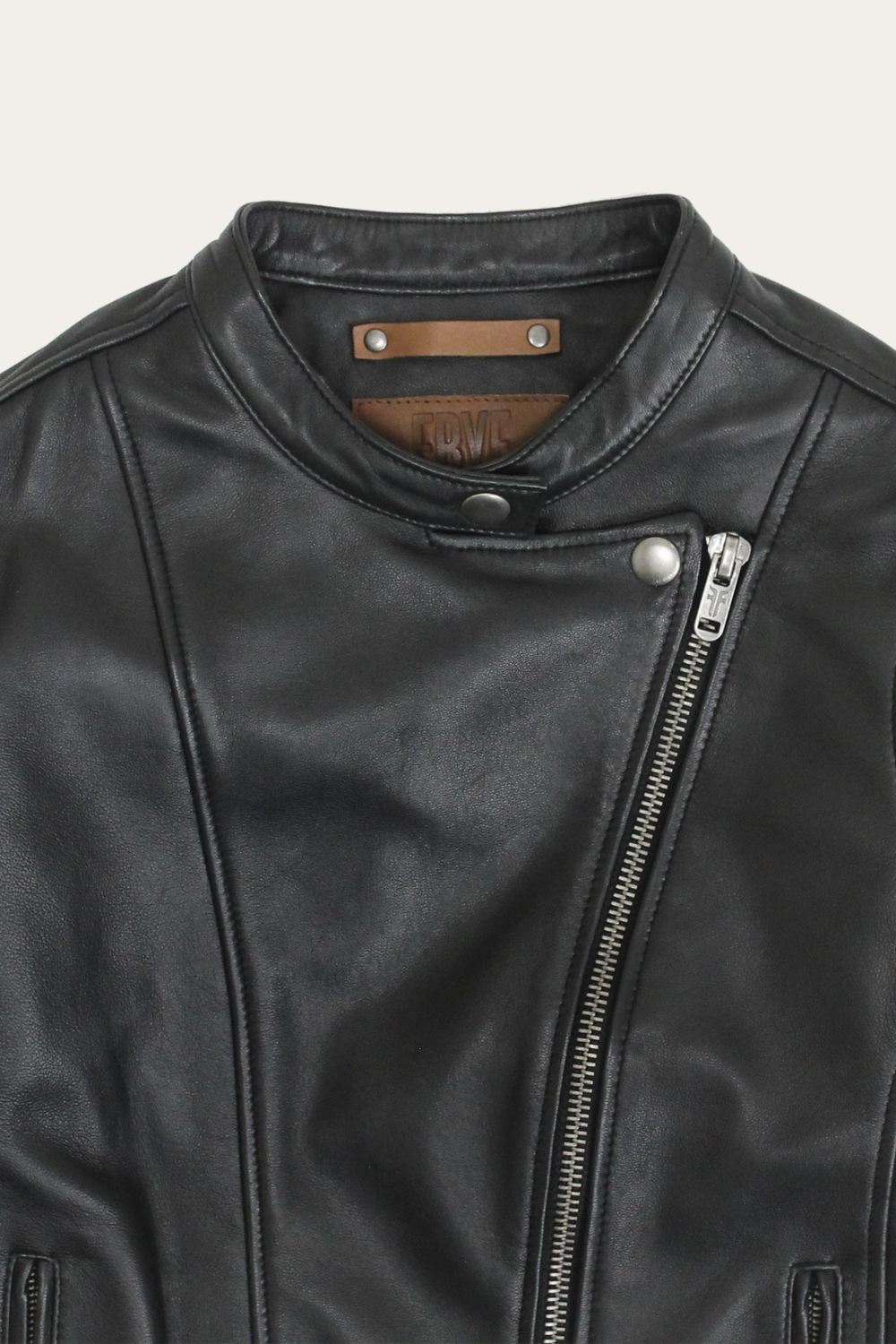Women's Frye Modern Biker-racer Leather Jacket - Modern Biker-racer Leather Jacket