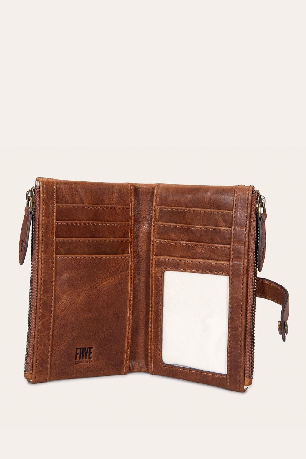 Women's Frye Melissa Double Zip Wallet - Melissa Double Zip Wallet