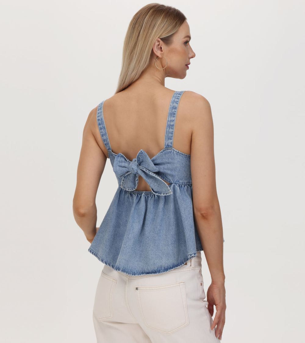 Women's Frye Cropped Babydoll Top - Cropped Babydoll Top