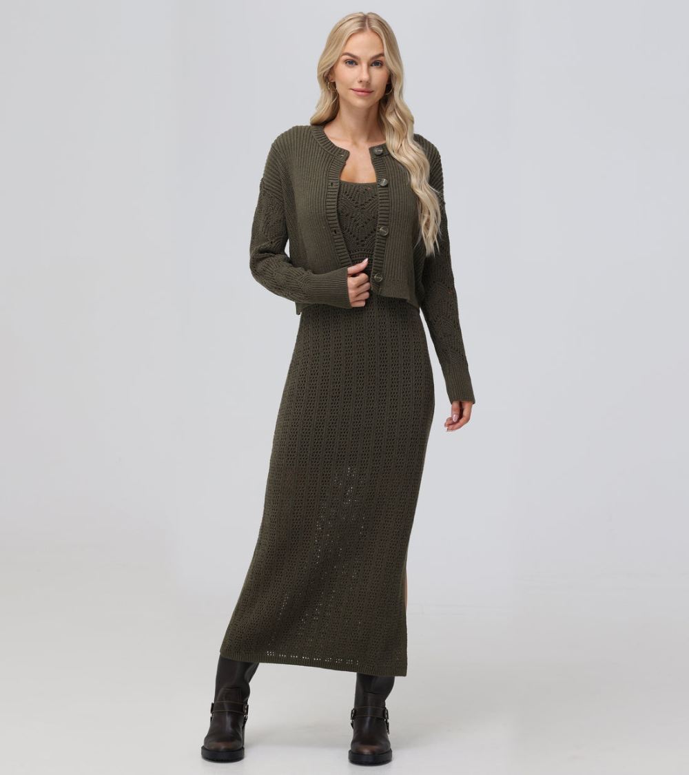 Women's Frye Mixed Stitch Button Front Cardigan - Mixed Stitch Button Front Cardigan