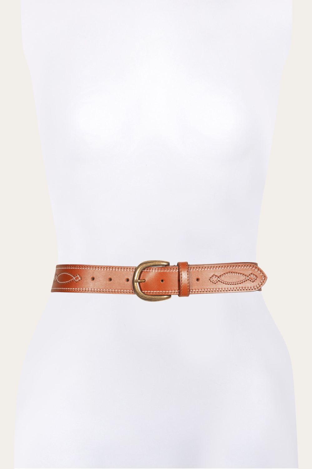 Women's Frye 40MM Belt 2-Tone Stitch - 40MM Belt 2-Tone Stitch