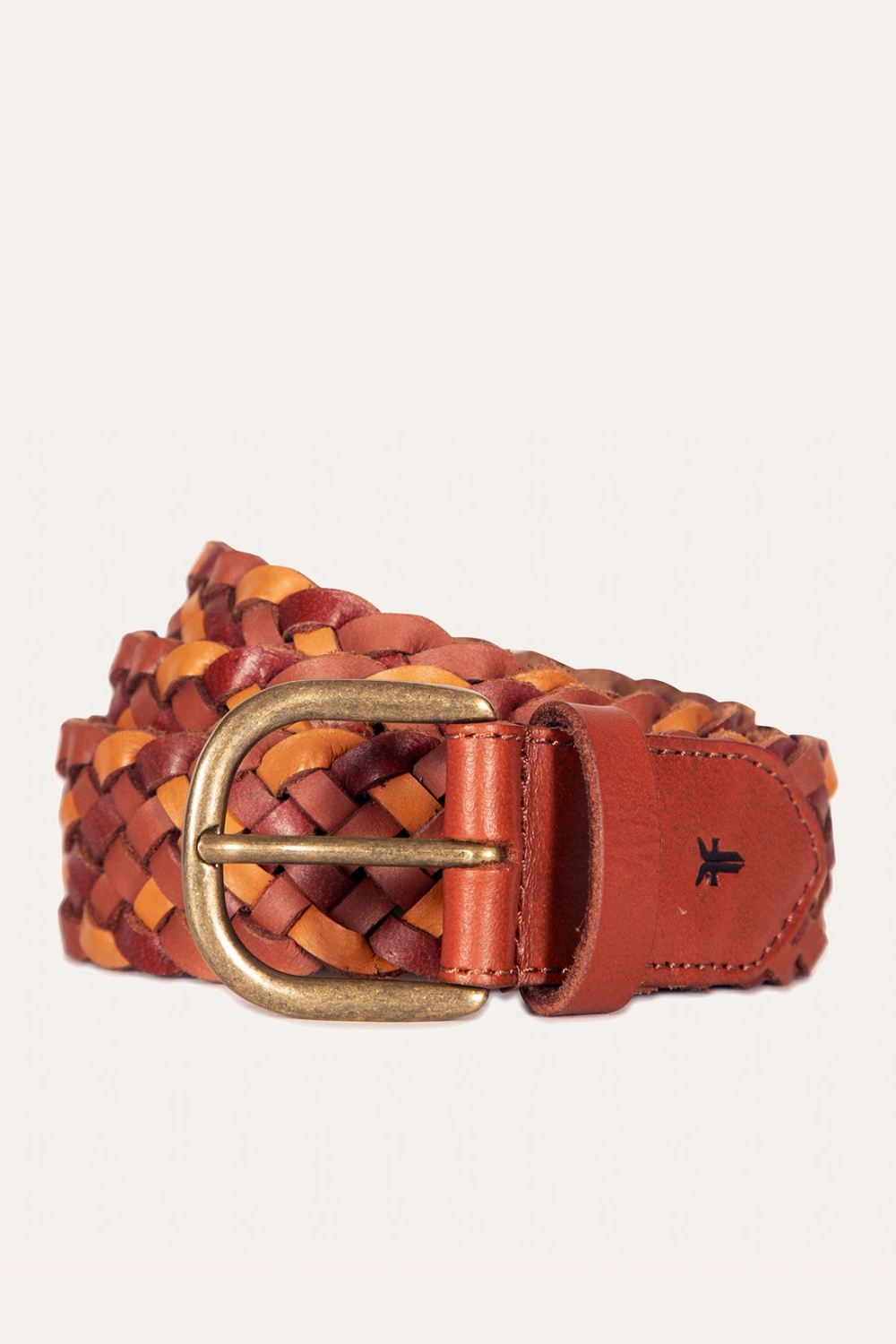 Women's Frye 35MM Tonal Woven Leather Belt - 35MM Tonal Woven Leather Belt