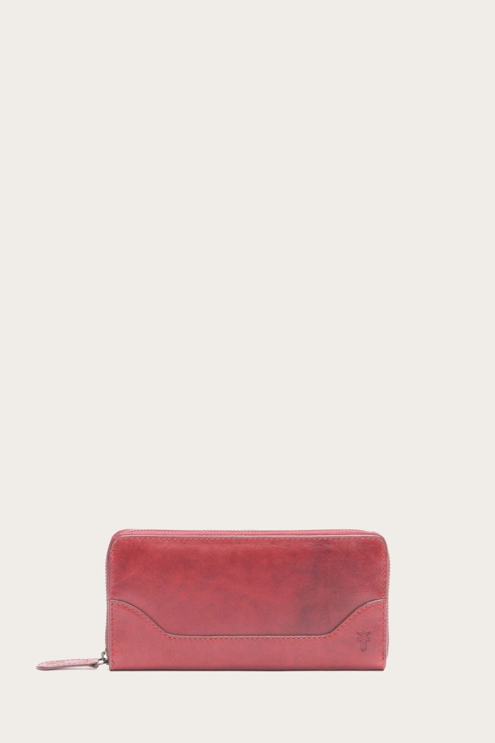Women's Frye Melissa Zip Around Wallet - Burgundy
