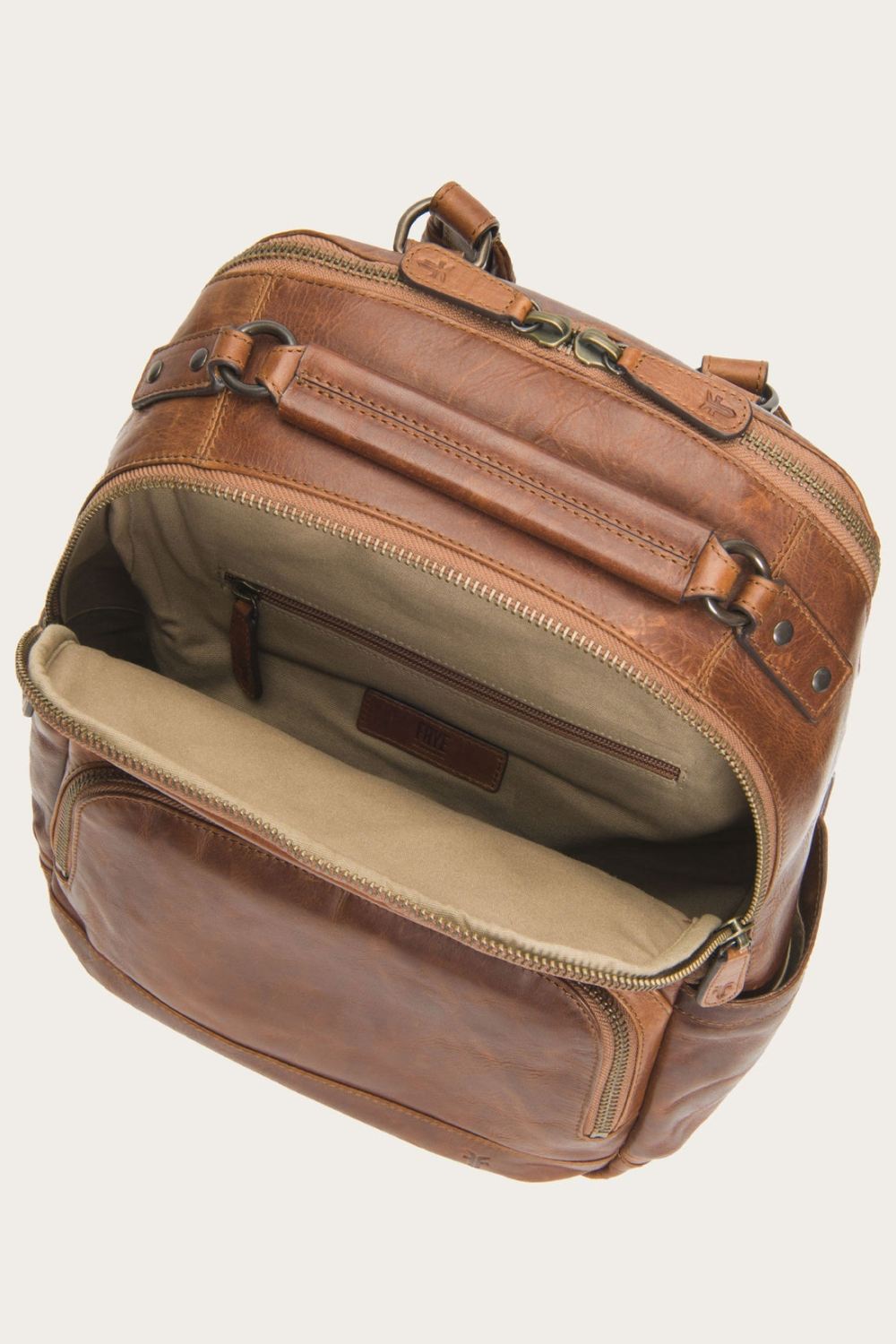 Men's Frye Logan Backpack - Cognac